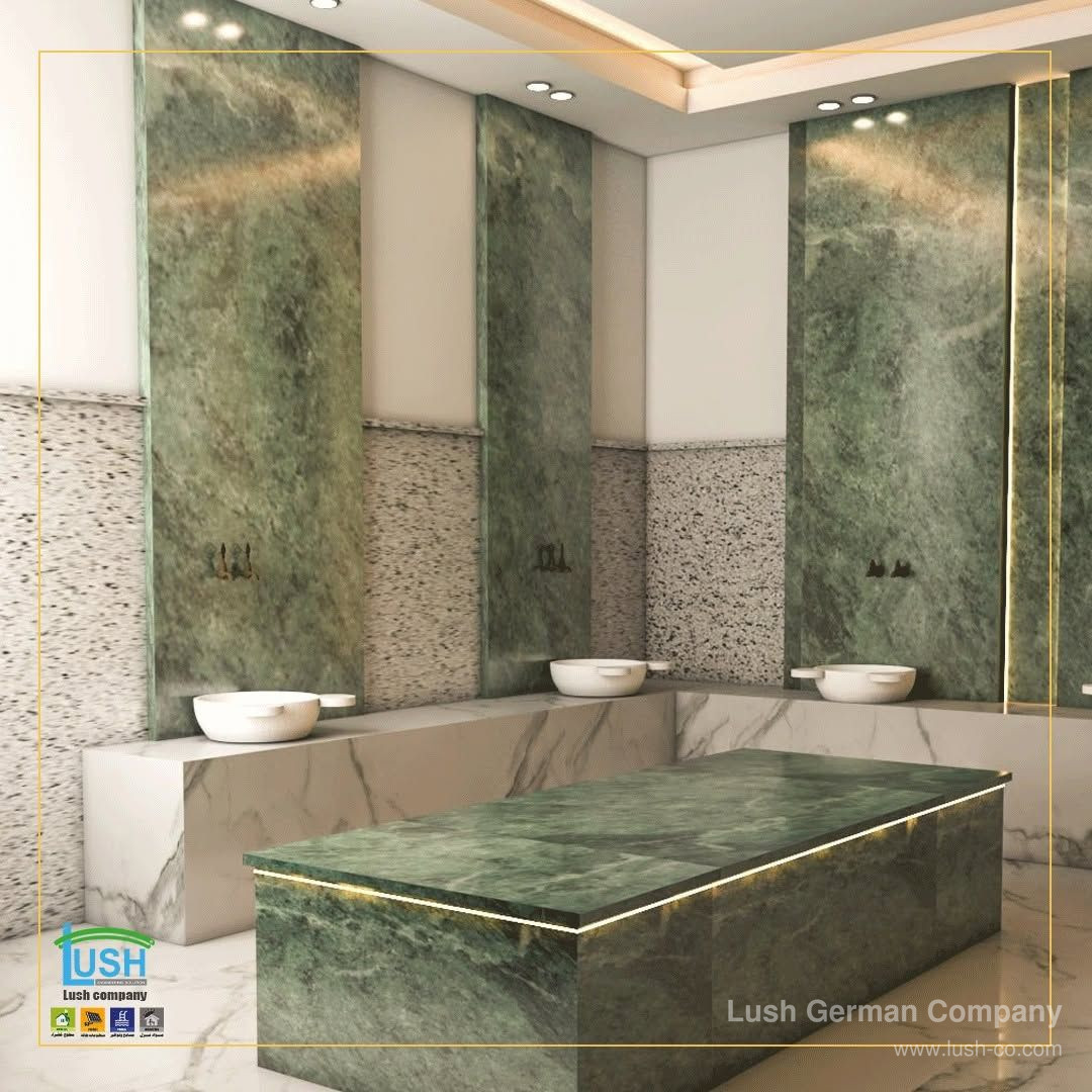 تصميم وتنفيذ حمام تركي ملكي فاخر — 5