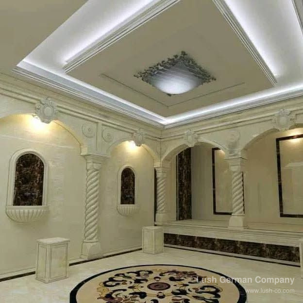 حمام تركي ملكي كلاسيكي بأعمدة لولبية وأقواس — 8